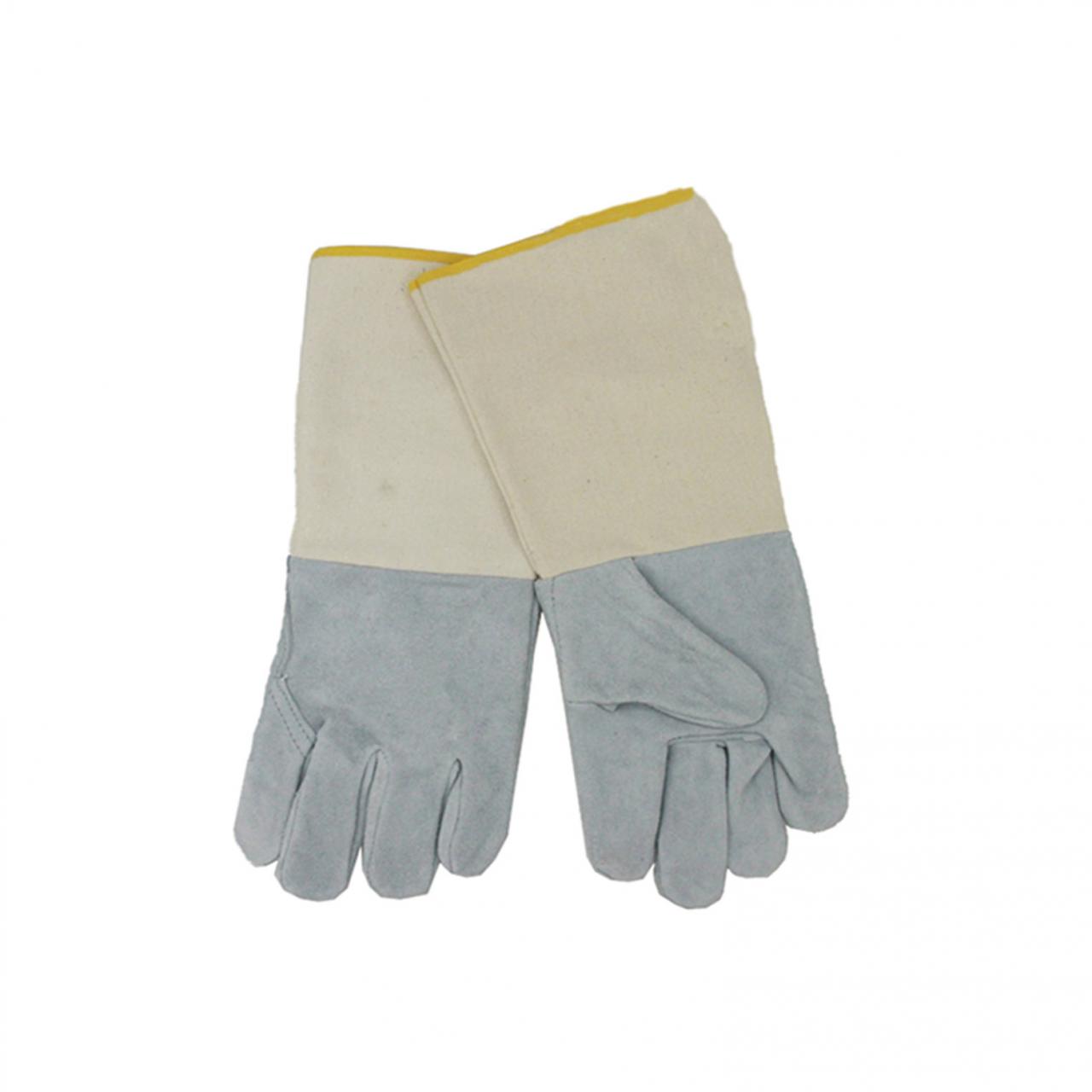 Get Star Weld Full leather canvas sleeves gloves