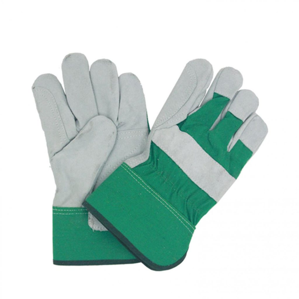 Get Star Weld Green leather safety gloves Getstarweld